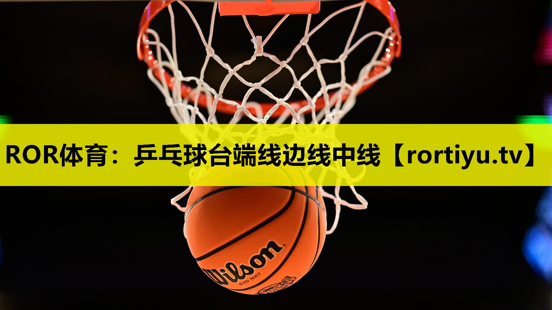 乒乓球台端线边线中线